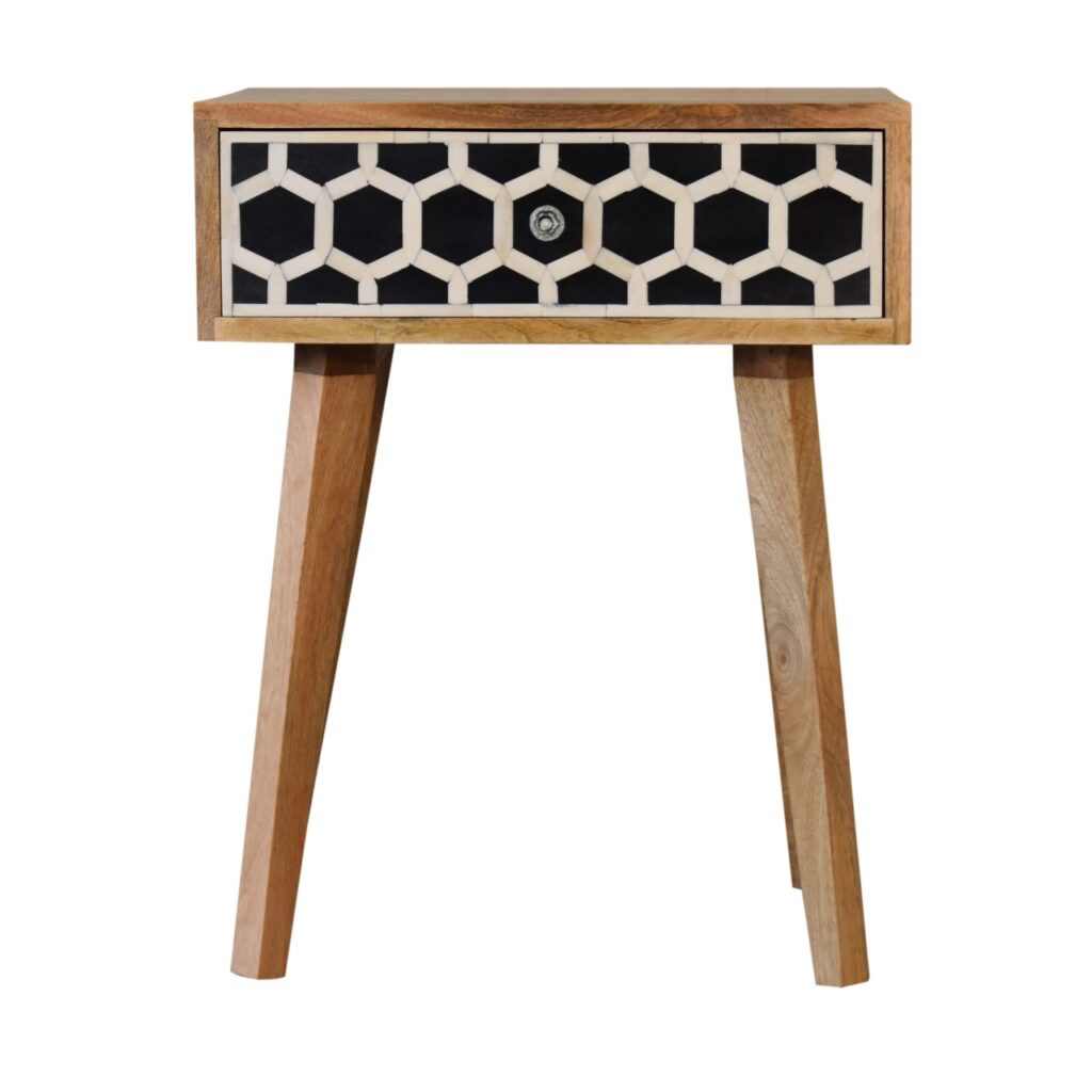 Bone Inlay Tapered Bedside - Image 3