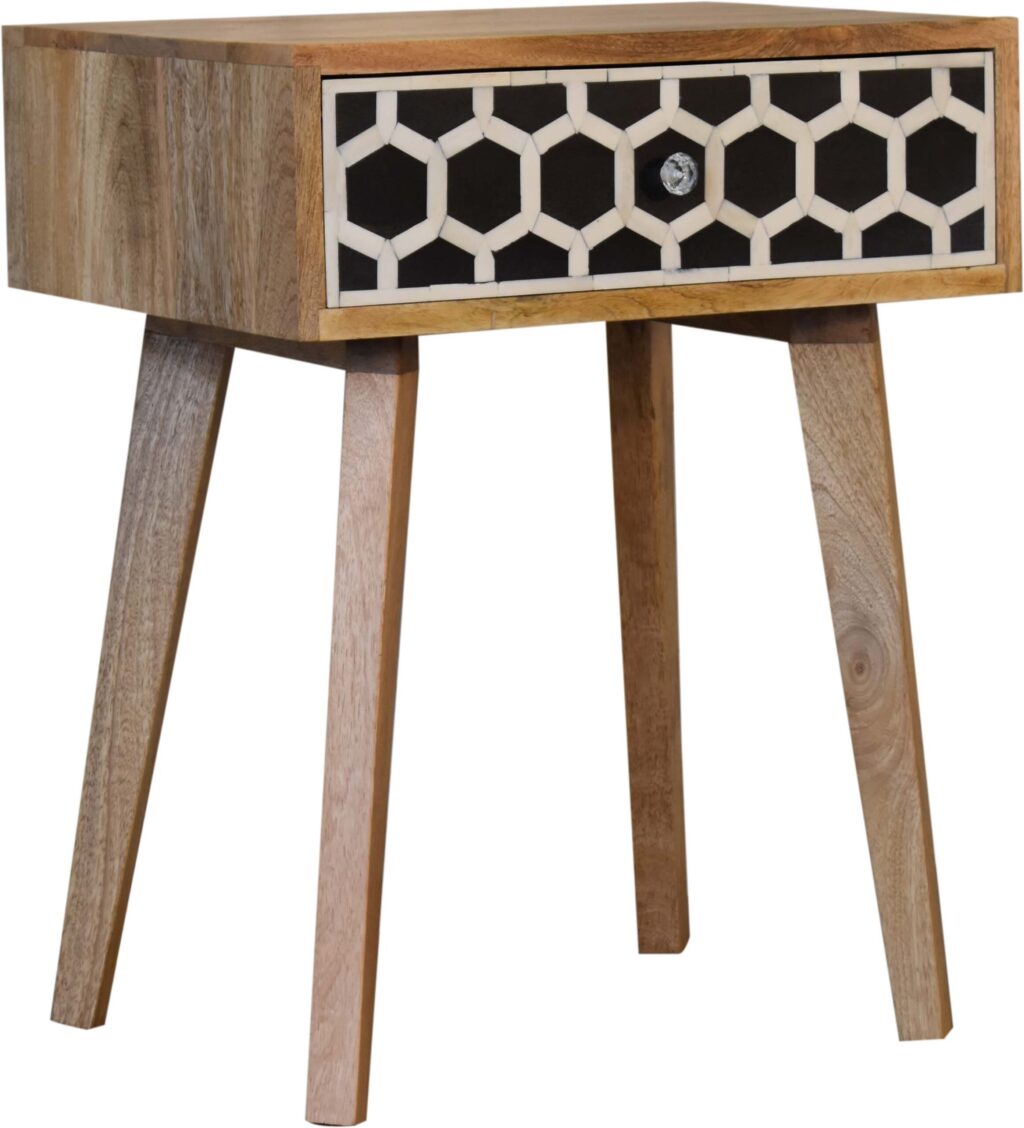 Bone Inlay Tapered Bedside - Image 2
