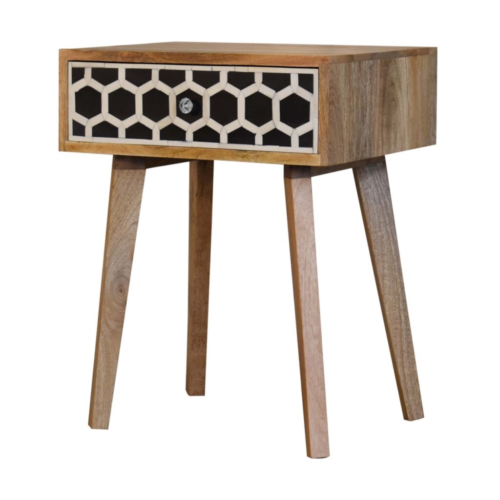 Bone Inlay Tapered Bedside - Image 5