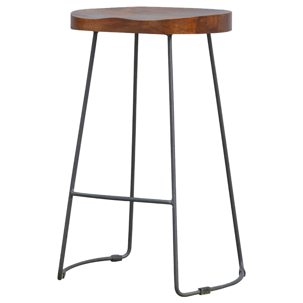 Industrial Chunky Bar Stool - Image 3