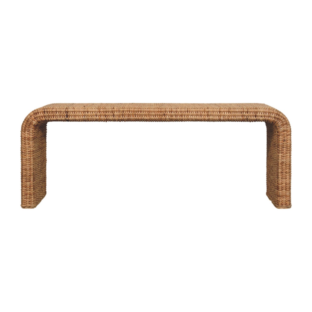 Rattan Weave Bench